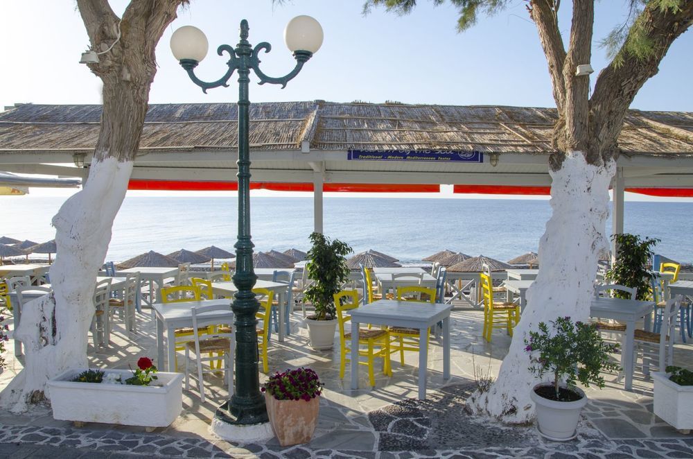 Rk Beach Hotel Kamári Ristorante foto