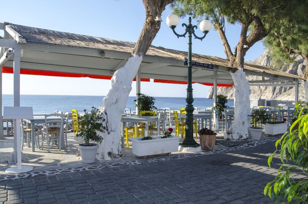 Rk Beach Hotel Kamári Ristorante foto