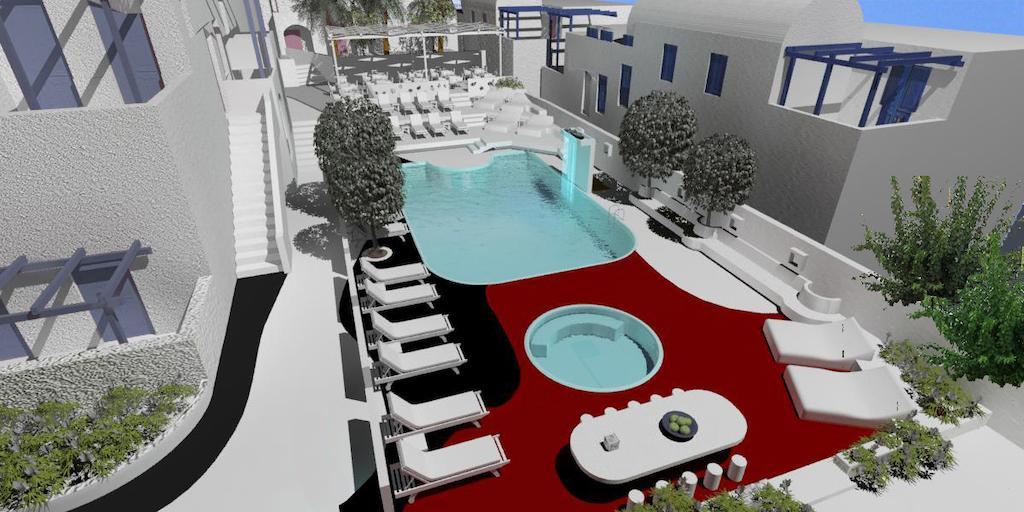 Rk Beach Hotel Kamári Esterno foto