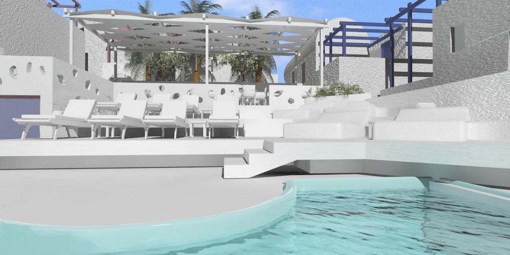 Rk Beach Hotel Kamári Esterno foto