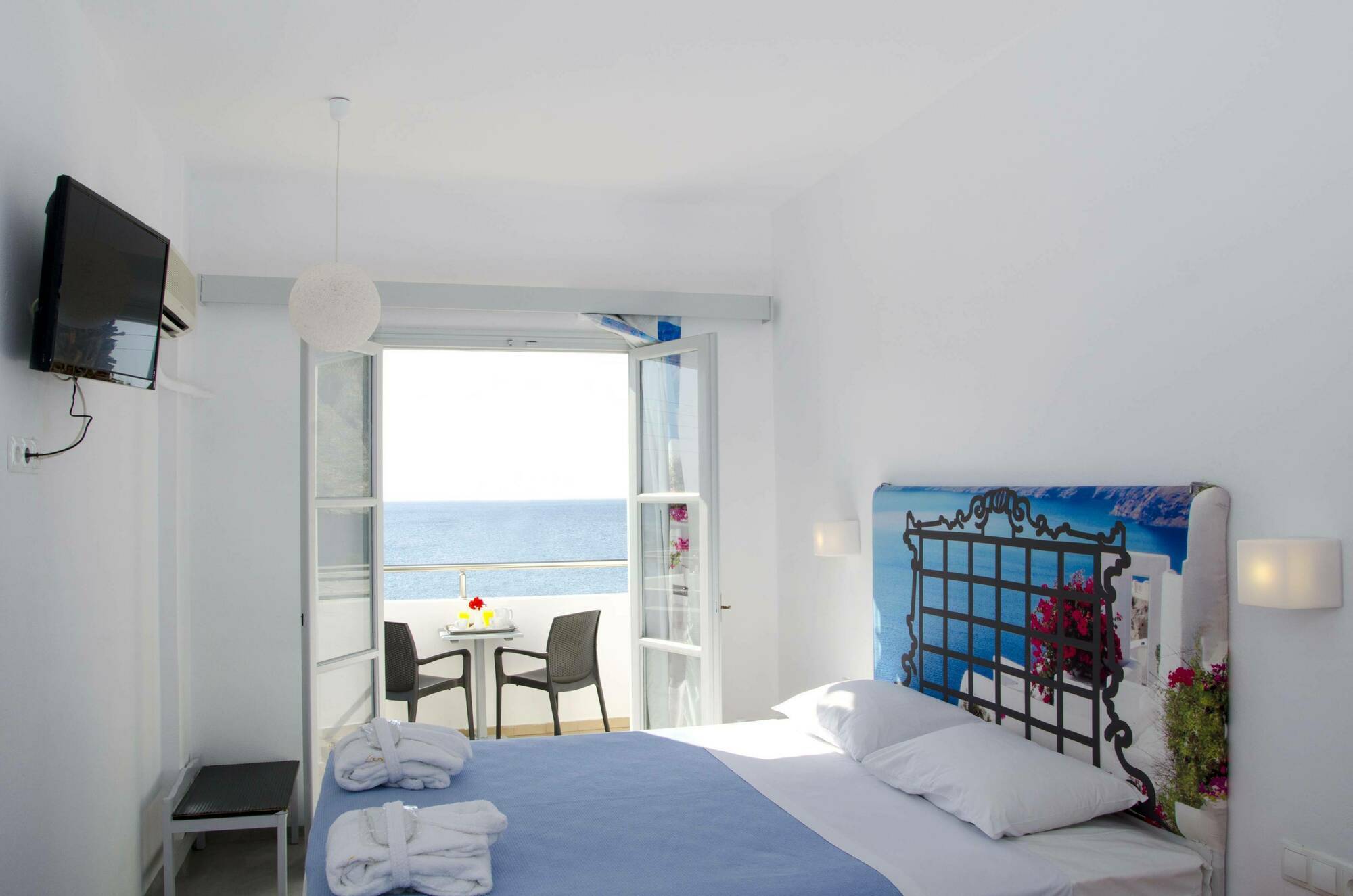 Rk Beach Hotel Kamári Camera foto